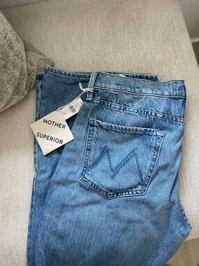 MOTHER Light Blue Denim Jeans